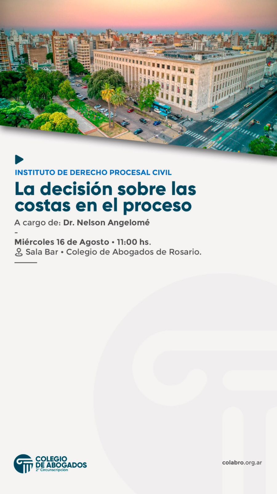 La decisión sobre las costas en el proceso - 16/08/2023